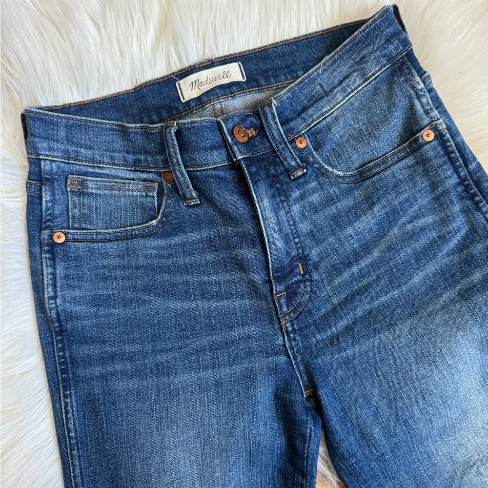 Madewell 9” high rise skinny Blue Denim Jeans